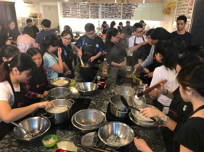 Local ingredients, herbs and utensils are the secret keys for the most authentically-tasted Laksa